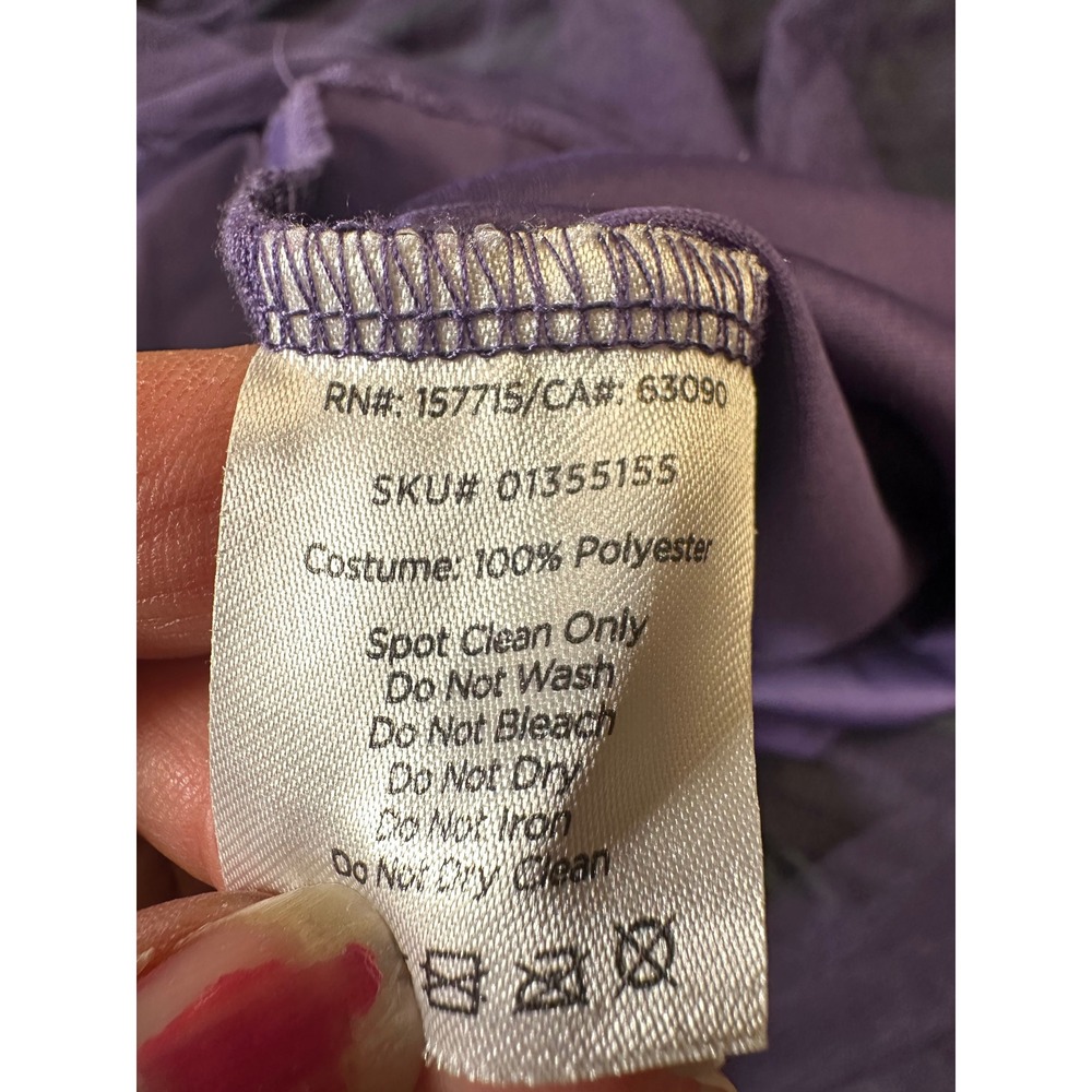 Disney Hocus Pocus Winifred Sanderson Costume Green Velvet Dress Plus 1X Spirit - Picture 11 of 14